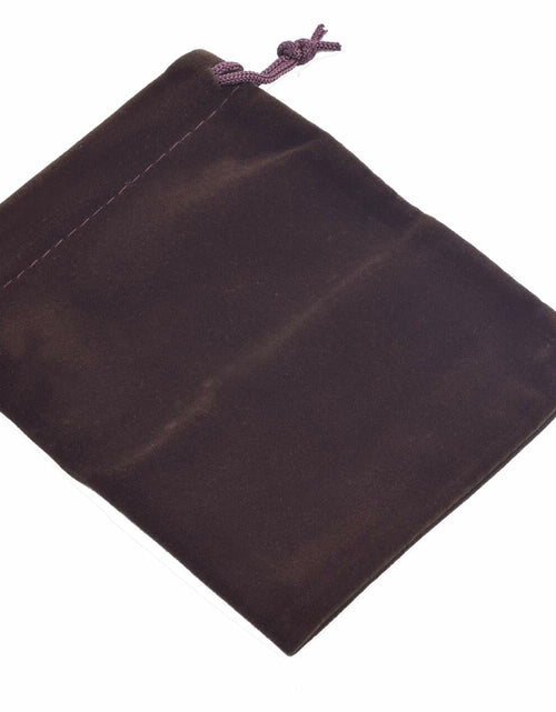 Load image into Gallery viewer, Sansam 50pcs Brown Velvet Jewelry Pouches Drawstring 2x2.8 Inch
