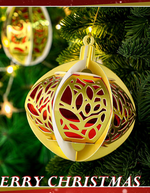 Load image into Gallery viewer, Vercraft 12 Pcs Christmas Tree Balls Ornaments Red Gold Hanging Decor
