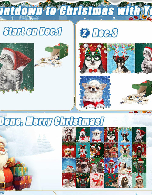 Load image into Gallery viewer, Sibosen 2024 Polar Christmas Puzzle Advent Calendar 1008 Pieces Style-02
