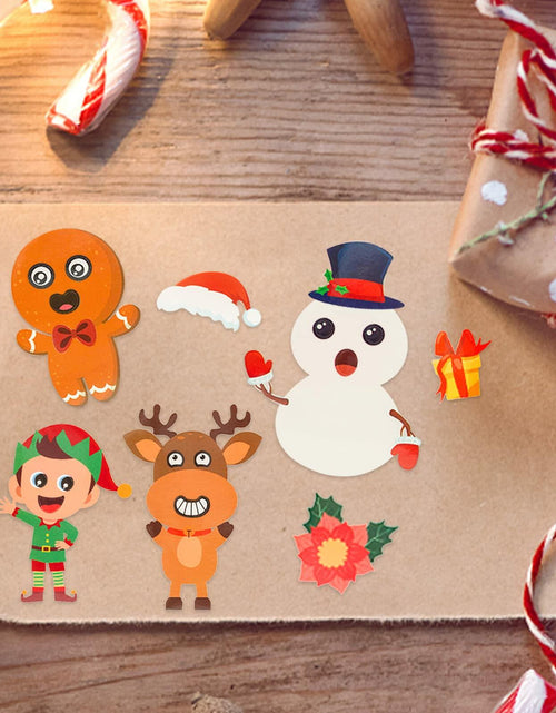 Load image into Gallery viewer, LovesTown 56PCS Waterproof Christmas Face Stickers for Kids Party Favors
