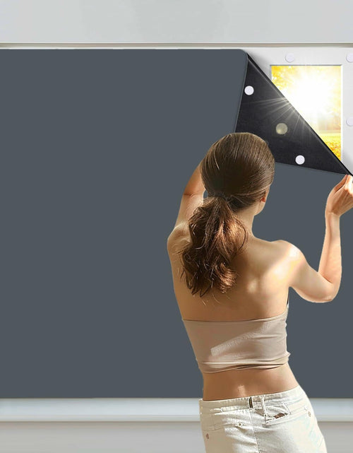 Load image into Gallery viewer, Jilron Blackout Curtain Beige 55x40in Portable Light Blocking 1 Pc
