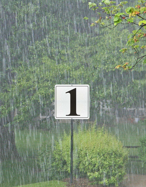 Load image into Gallery viewer, i-CowFun Aluminum Number Sign 54 12x12in Outdoor Parking Spot Large
