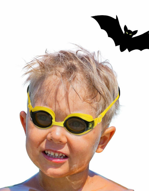 Load image into Gallery viewer, RUIGAO Kids Swim Goggles Yellow Bat Toddler 3-6 Years Size
