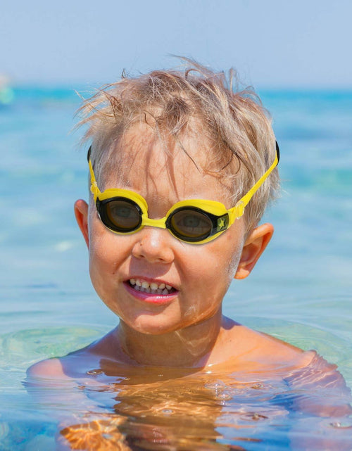 Load image into Gallery viewer, RUIGAO Kids Swim Goggles Yellow Bat Toddler 3-6 Years Size
