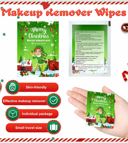 [Like New] Heigble 100 Pcs Makeup Remover Wipes Individually Wrapped Facial Cleansing