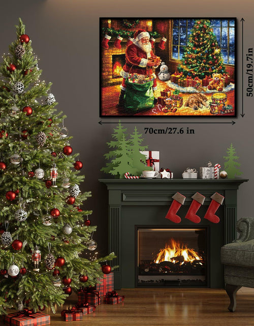 Load image into Gallery viewer, Vintage Santa Claus 1000 Piece Jigsaw Puzzle Christmas Art Winter Holiday

