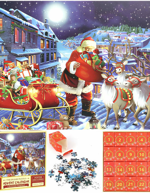 Load image into Gallery viewer, DBPBToU 1000pcs Christmas Caribou Jigsaw Puzzle Unique Pieces for Adults
