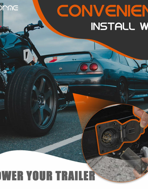 Load image into Gallery viewer, UNORME 7-Pin RV Blade Trailer Wiring Harness Connector 7-Pin
