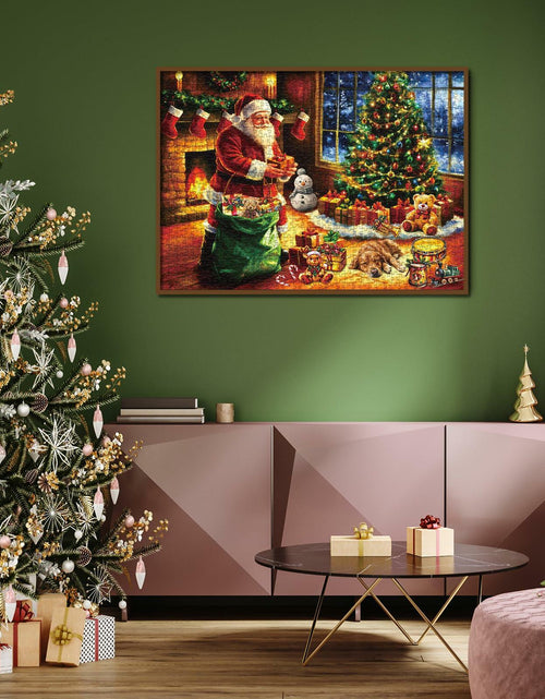 Load image into Gallery viewer, Vintage Santa Claus 1000 Piece Jigsaw Puzzle Christmas Art Winter Holiday
