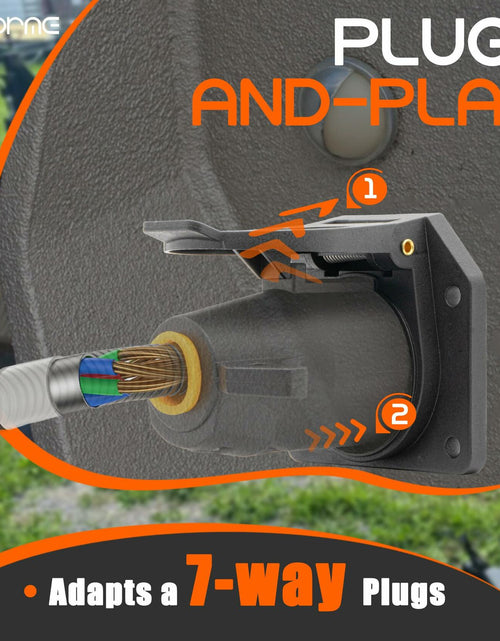 Load image into Gallery viewer, UNORME 7-Pin RV Blade Trailer Wiring Harness Connector 7-Pin
