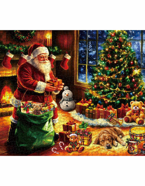 Load image into Gallery viewer, Vintage Santa Claus 1000 Piece Jigsaw Puzzle Christmas Art Winter Holiday
