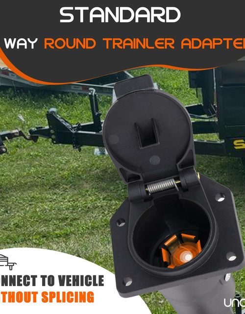 Load image into Gallery viewer, UNORME 7-Pin RV Blade Trailer Wiring Harness Connector 7-Pin
