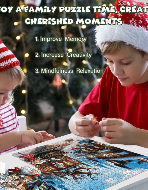 Load image into Gallery viewer, Advent Christmas Puzzle 2024 1008pcs Paper Calendar Holiday Decorative Green
