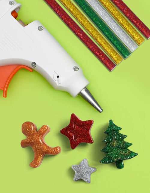 Load image into Gallery viewer, Gift Boutique 100 Pack Mini Christmas Hot Glue Gun Sticks 4 Colors 0.27"x4"
