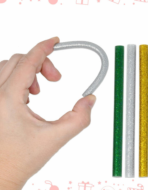 Load image into Gallery viewer, Gift Boutique 100 Pack Mini Christmas Hot Glue Gun Sticks 4 Colors 0.27"x4"
