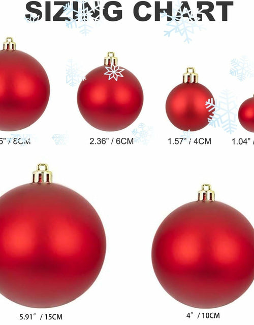 Load image into Gallery viewer, Emopeak 12Pcs Shatterproof Christmas Balls Ornaments 4 Style Multi Color
