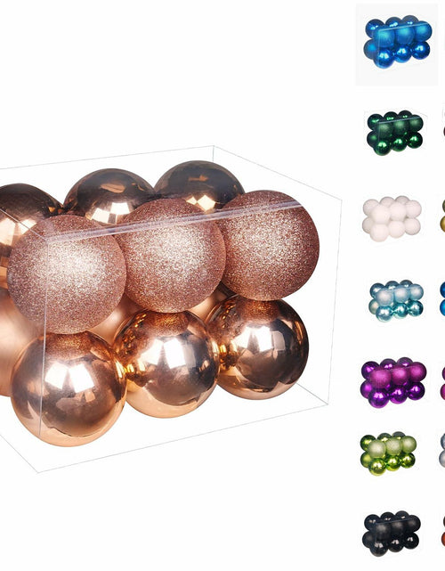 Load image into Gallery viewer, Emopeak 12Pcs Shatterproof Christmas Balls Ornaments 4 Style Multi Color
