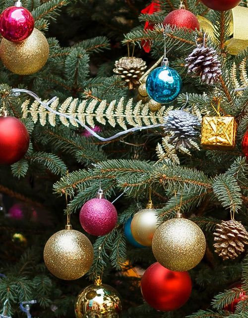 Load image into Gallery viewer, Emopeak 12Pcs Shatterproof Christmas Balls Ornaments 4 Style Multi Color
