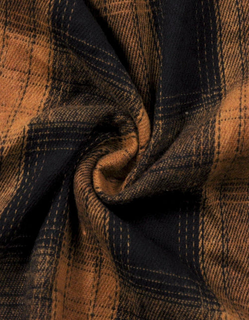 Load image into Gallery viewer, PopReal Mommy and Me MaxiDress Brown Plaid Long Sleeve with Pockets Size 18-24M
