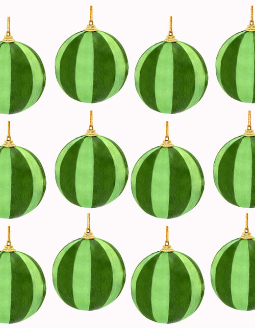 Load image into Gallery viewer, 12 Pcs Christmas Thread Wrapped Balls Ornaments 2.4 Inch Hanging Decor
