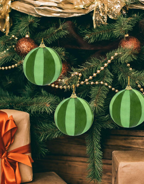 Load image into Gallery viewer, 12 Pcs Christmas Thread Wrapped Balls Ornaments 2.4 Inch Hanging Decor
