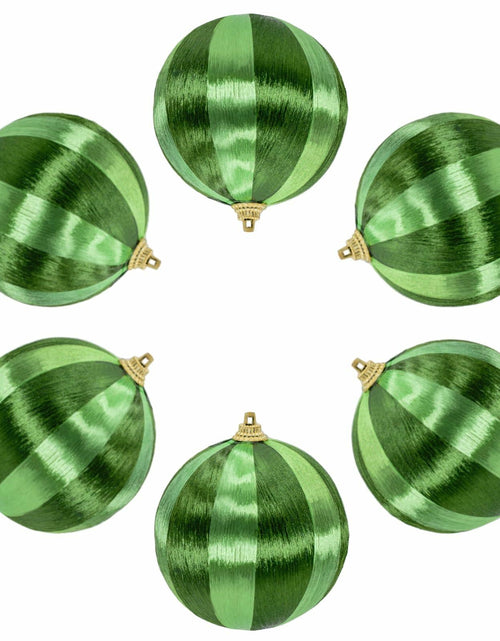 Load image into Gallery viewer, 12 Pcs Christmas Thread Wrapped Balls Ornaments 2.4 Inch Hanging Decor
