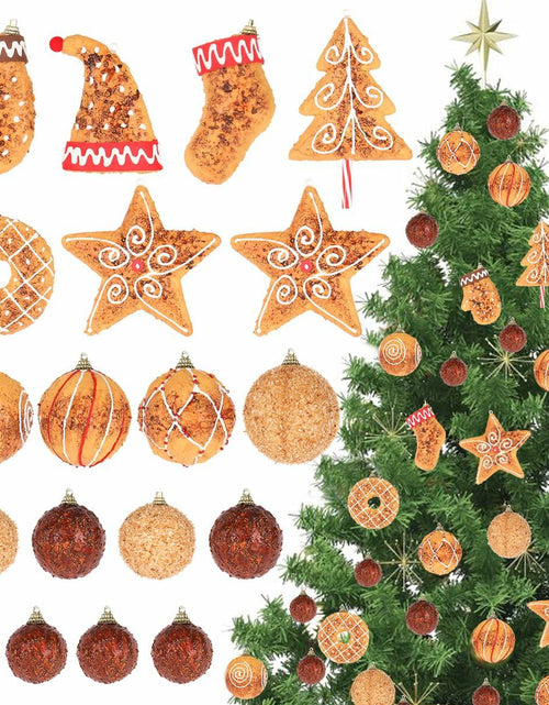 Load image into Gallery viewer, RoseCraft Christmas Ornaments Set 32PCS Shatterproof Multi-Color Hanging Balls
