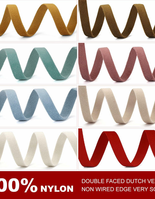 Load image into Gallery viewer, Ewaymado Terracotta Velvet Ribbon Double Faced 1.5" x 20yd
