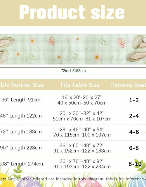 Load image into Gallery viewer, QIHOMPIB Easter Table Runner Pastel Pink Floral Boho 13x72 Inch
