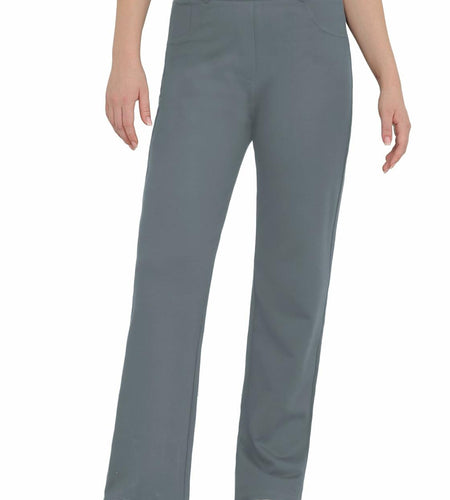 Women's Dress Pants Straight Work High Waisted Grey 29" Inseam Size 29