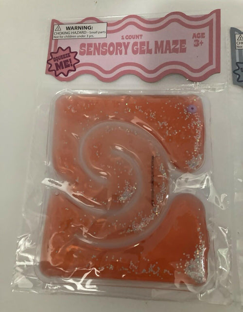 Load image into Gallery viewer, Target Bullseye Playground Sensory Gel Maze Fidget Toys Set of 2 Multicolor
