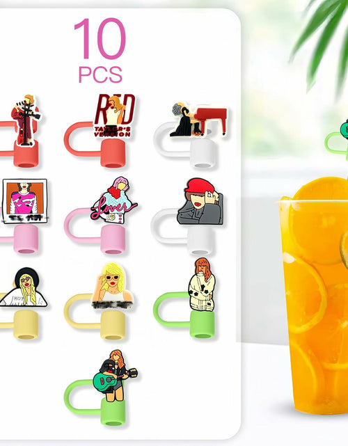 Load image into Gallery viewer, Stanley IN CHENTHY 10 Pcs Silicone Straw Cover Cap for 30&amp;40oz Cups
