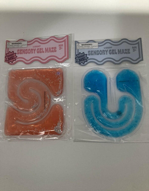 Load image into Gallery viewer, Target Bullseye Playground Sensory Gel Maze Fidget Toys Set of 2 Multicolor
