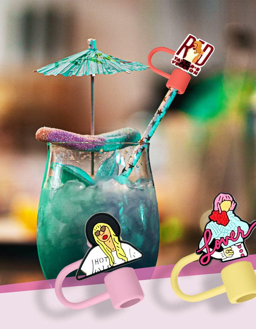 Load image into Gallery viewer, Stanley IN CHENTHY 10 Pcs Silicone Straw Cover Cap for 30&amp;40oz Cups
