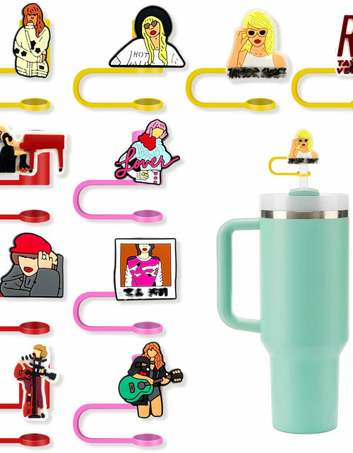 Load image into Gallery viewer, Stanley IN CHENTHY 10 Pcs Silicone Straw Cover Cap for 30&amp;40oz Cups
