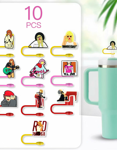 Load image into Gallery viewer, Stanley IN CHENTHY 10 Pcs Silicone Straw Cover Cap for 30&amp;40oz Cups
