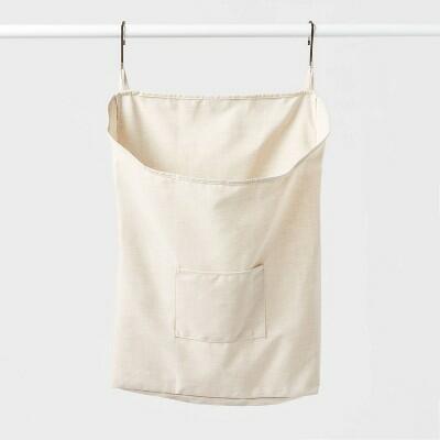 Load image into Gallery viewer, Brightroom Canvas Over Door Laundry Hamper Hanging Clothes Sorter Beige 45 SizeL
