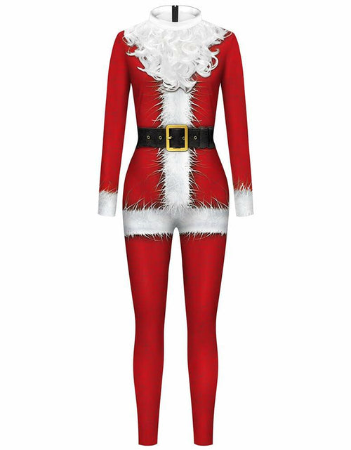 Load image into Gallery viewer, PENEXIU Santa Clown Cosplay Costume Jumpsuit Mask Size XL

