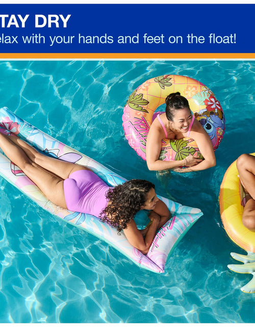 Load image into Gallery viewer, Swimways Stitch Suntanner Inflatable Pool Float Teens 14+ Kids Pool Toy
