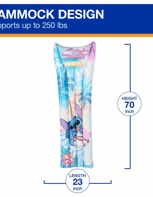 Load image into Gallery viewer, Swimways Stitch Suntanner Inflatable Pool Float Teens 14+ Kids Pool Toy
