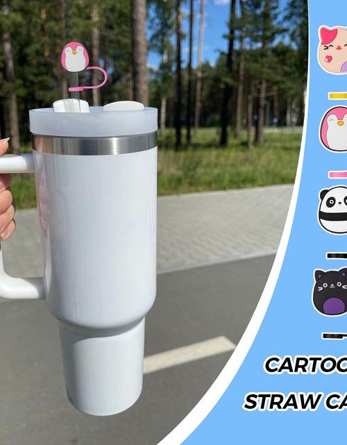 Load image into Gallery viewer, JSMIECO 10Pcs 9-10mm Waterproof Straw Covers for Stanley 30/40oz Cups
