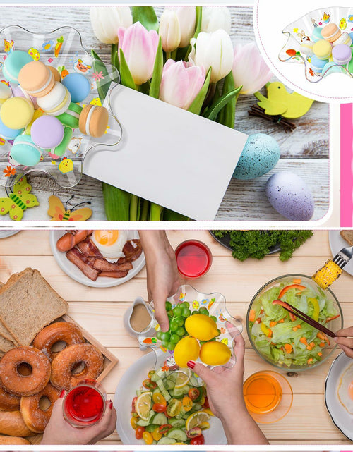 Load image into Gallery viewer, [Like New] Tioncy 4 Pcs Easter Bowls Egg Serving Plastic Candy Dish 8.3in Set
