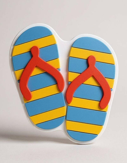 Load image into Gallery viewer, Target Bullseye's Playground Jumbo Charm Flip-Flops PVC Multicolor 1 Unit
