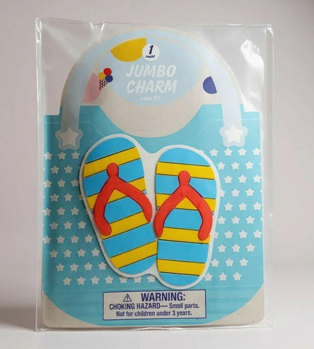 Target Bullseye's Playground Jumbo Charm Flip-Flops PVC Multicolor 1 Unit