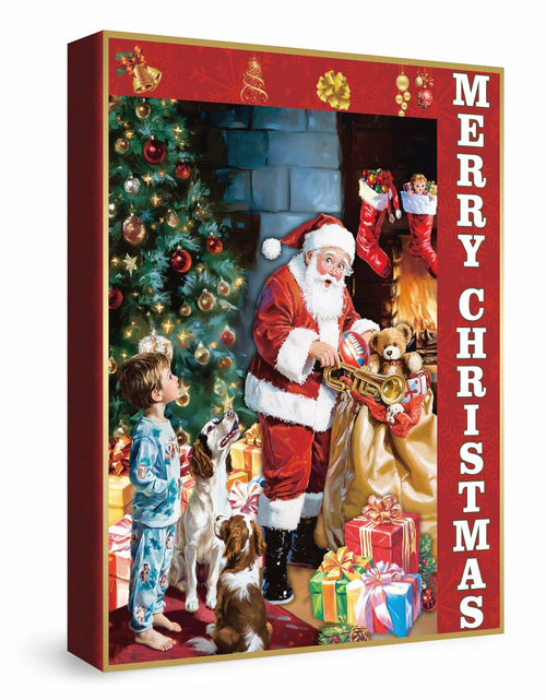 Load image into Gallery viewer, Christmas Eve Secret Painting 1000pc Adult Jigsaw Puzzle Winter Art Santa
