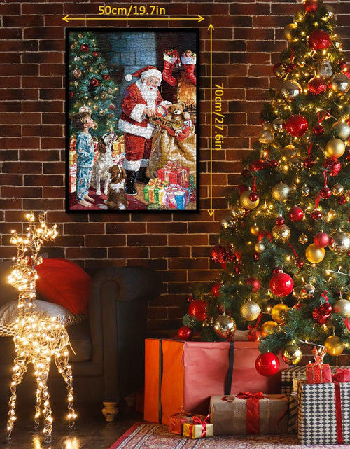 Load image into Gallery viewer, Christmas Eve Secret Painting 1000pc Adult Jigsaw Puzzle Winter Art Santa
