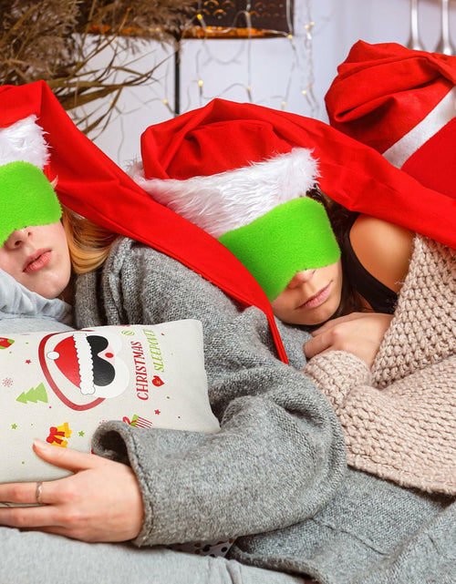 Load image into Gallery viewer, Bunnycool Christmas Hair Scrunchies &amp; Sleep Eye Mask Set 24 Pcs
