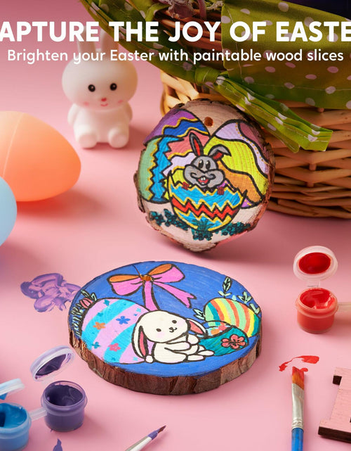 Load image into Gallery viewer, [Like_new] Klever Kits Wooden Painting Craft Kit Glow in Dark Wood Slices Kids Ages 6-12
