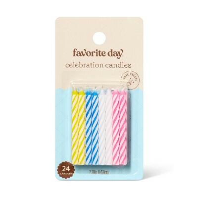 Load image into Gallery viewer, Favorite Day™ Celebration Candles 24ct - Birthday Party Decor
