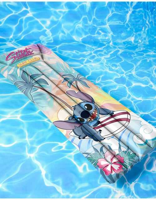 Load image into Gallery viewer, Swimways Stitch Suntanner Inflatable Pool Float Teens 14+ Kids Pool Toy

